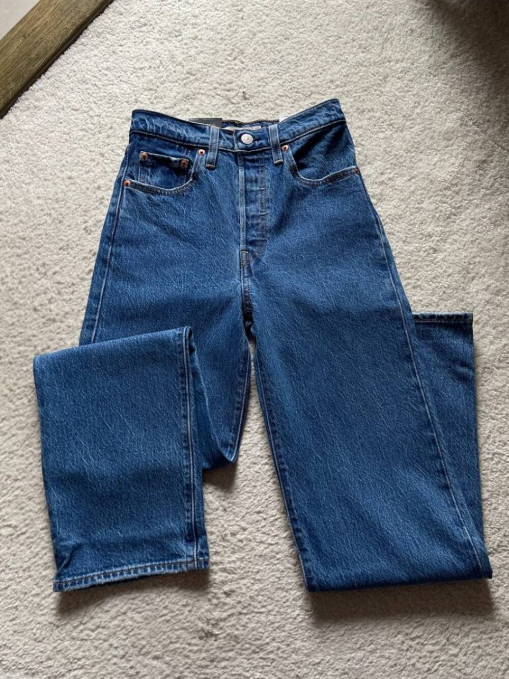 NWT Levi’s Premium Ribcage Straight Ankle Women's Jeans Size 24/29